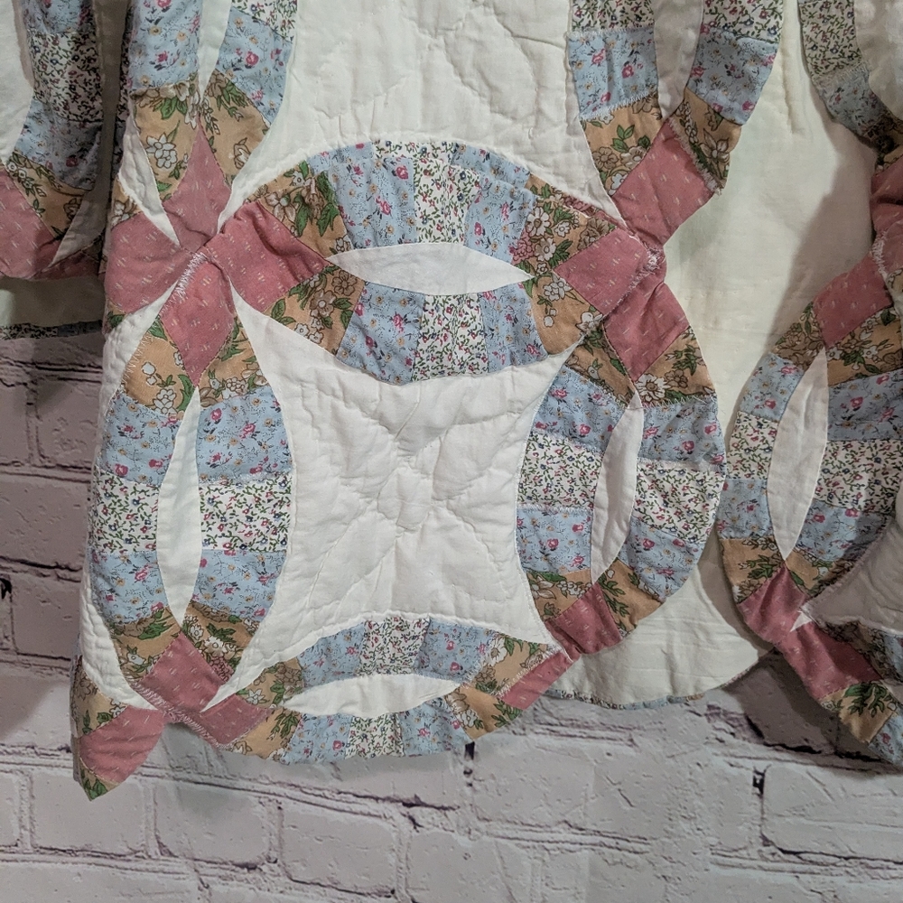 Homemade Quilt Coat -Wedding Ring - Picture 4 of 6